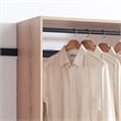 Klair Living Devi Oak Wall Mounted Walk in Wood Closet System