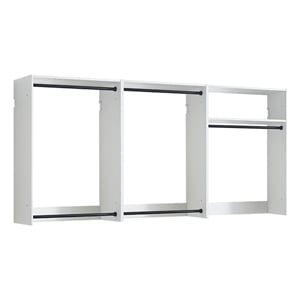 Klair Living Devi Series 31.5&quot - 94.5&quot W White Modular Closet System