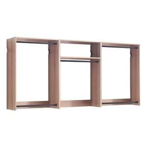 Klair Living Devi Series 31.5&quot - 94.5&quot W Oak Modular Closet System