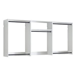 Klair Living Devi Series 31.5&quot - 94.5&quot W White Modular Closet System