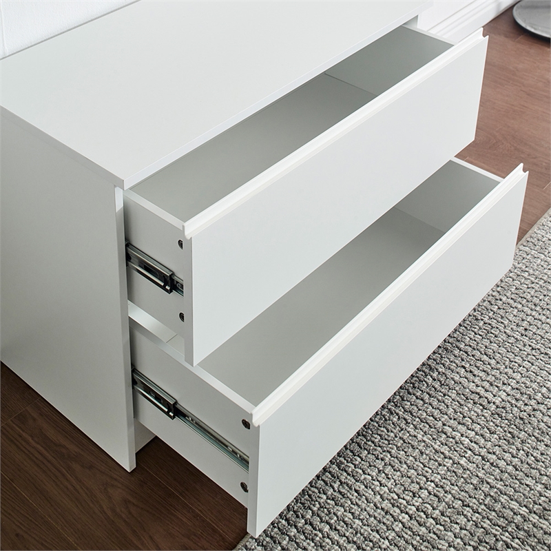 Klair Living Devi White Wall Mounted Walk in Wood Closet System