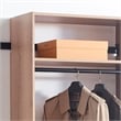 Klair Living Devi Oak Wall Mounted Walk in Wood Closet System