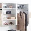 Klair Living Devi White Wall Mounted Walk in Wood Closet System