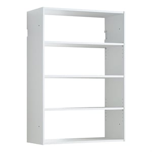 Klair Living Devi Series 31.5 -31.5&quot W White Wall Mount Adjustable Closet System