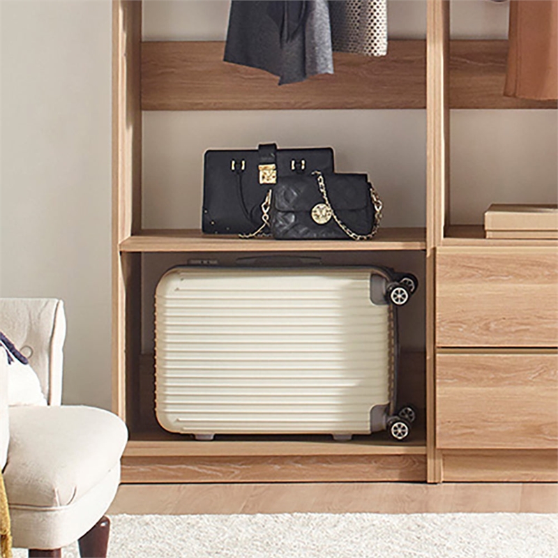 Klair Living Prosper Freestanding Walk in Wood Closet System in Oak