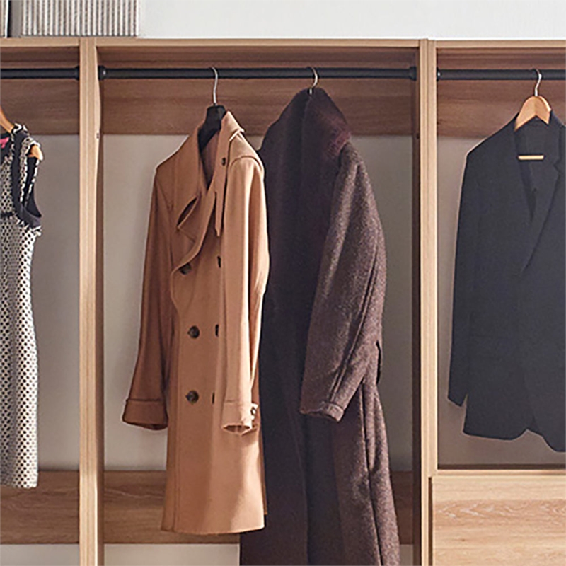 Klair Living Prosper Freestanding Walk in Wood Closet System in Oak