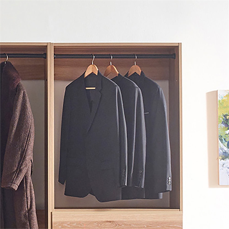 Klair Living Prosper Freestanding Walk in Wood Closet System in Oak