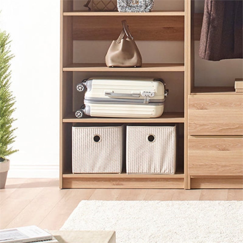 Klair Living Prosper Freestanding Walk in Wood Closet System in Oak