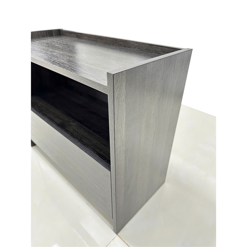 Klair Living Robin Nightstand in Dark Gray