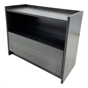 Klair Living Robin Nightstand in Dark Gray