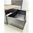 Klair Living Robin Twin Storage Bed in Dark Gray