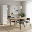 Klair Living Elise Modular Wood Closet System with Mirror in White