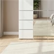 Klair Living Elise Modular Wood Closet System with Mirror in White