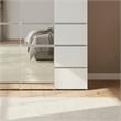 Klair Living Elise Modular Wood Closet System with Mirror in White