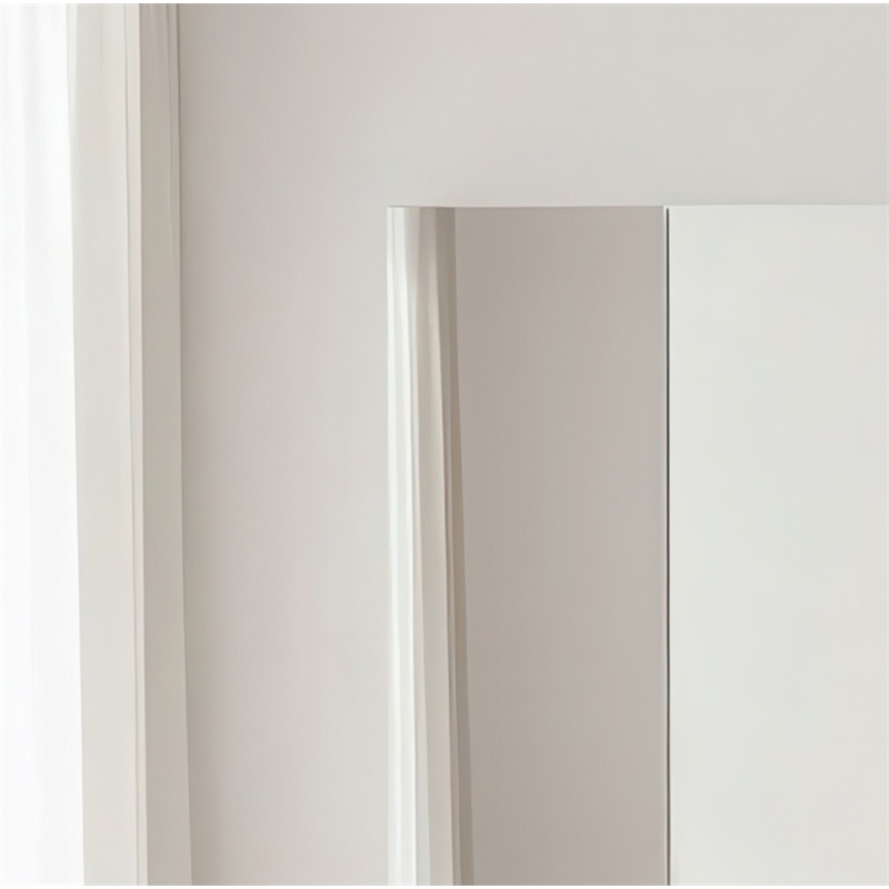 Klair Living Elise Modular Wood Closet System with Mirror in White