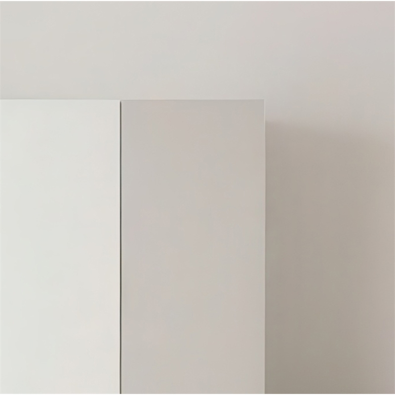 Klair Living Elise Modular Wood Closet System with Mirror in White