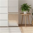Klair Living Elise Modular Wood Closet System with Mirror in White