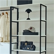 Klair Living Fiona White Freestanding Walk in Wood Closet System w/ Metal Frame