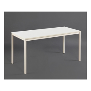 Klair Living Harry 63&quot Contemporary Wood and Metal Computer Desk in Acacia