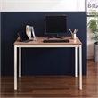 Klair Living Harry Contemporary Wood and Metal Computer Desk in Oak