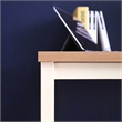 Klair Living Harry Contemporary Wood and Metal Computer Desk in Oak