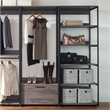 Klair Living Monica Wood Walk-in Closet System in Rustic Gray