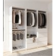 Klair Living Prosper White Freestanding Walk in Wood Closet System in Oak