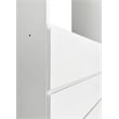 Klair Living Prosper White Freestanding Walk in Wood Closet System in Oak