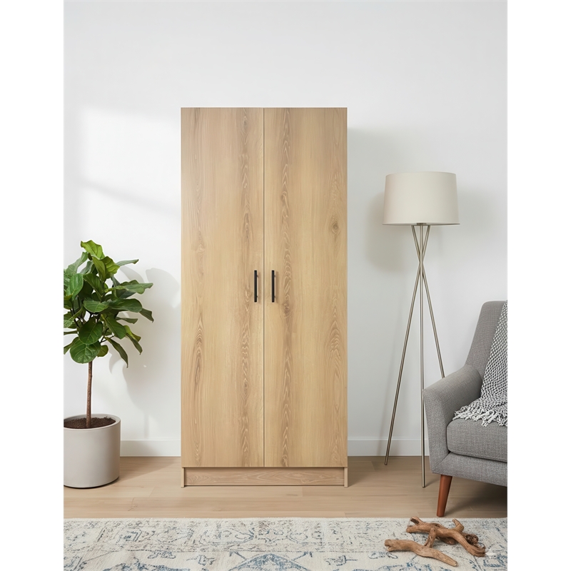 Klair Living Modex Multi-Purpose Utility Storage Cabinet in Oak