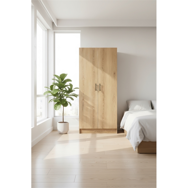 Klair Living Modex Multi-Purpose Utility Storage Cabinet in Oak