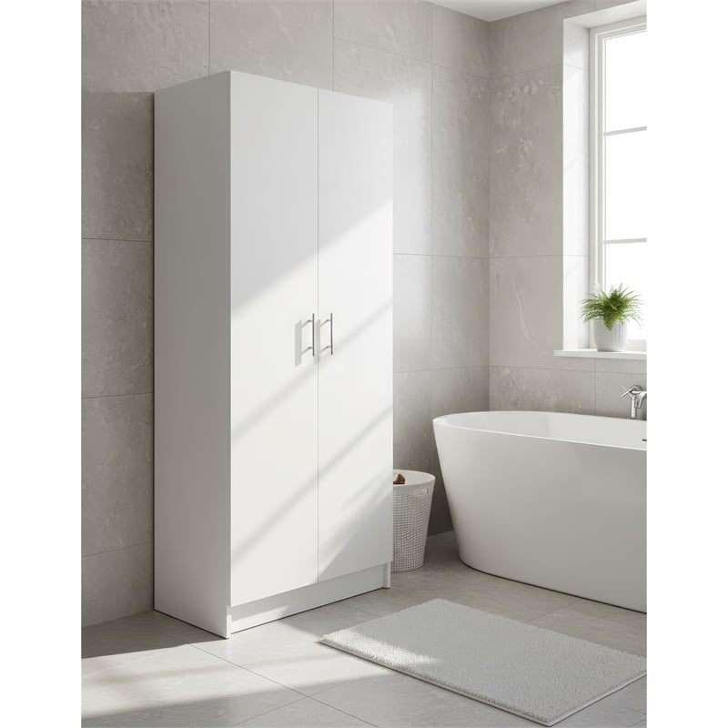 Klair Living Modex Multi-Purpose Utility Storage Cabinet in White