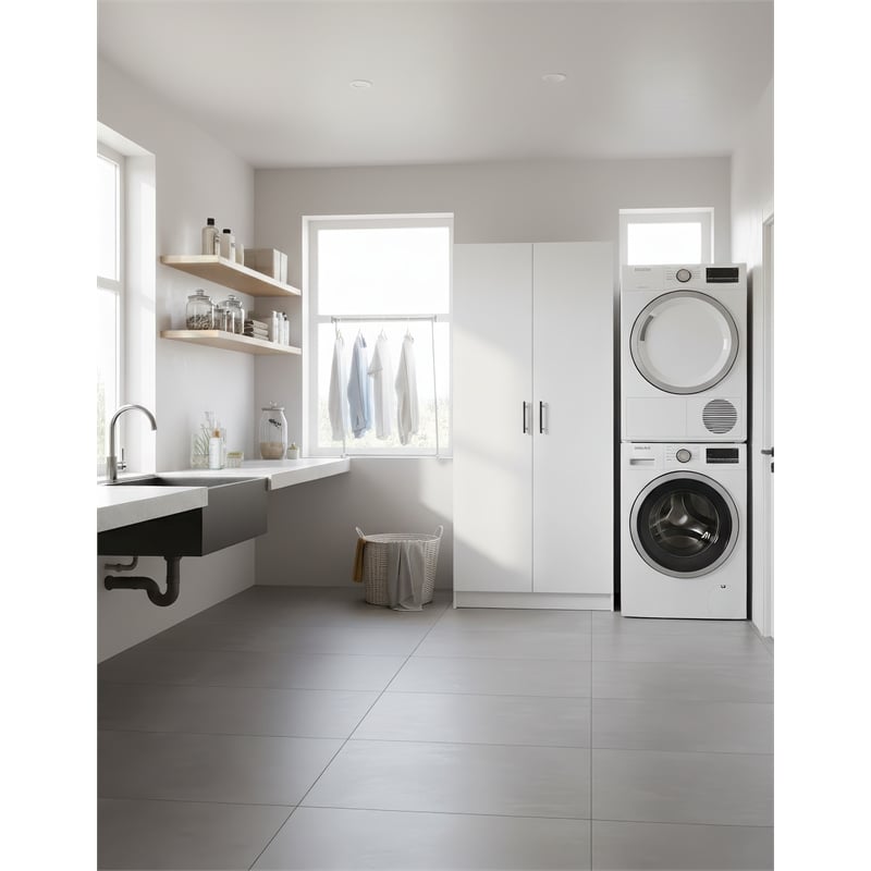 Klair Living Modex Multi-Purpose Utility Storage Cabinet in White