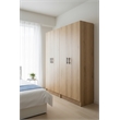 Klair Living Modex Multi-Purpose Utility Storage Cabinet (2-Piece Set) in Oak