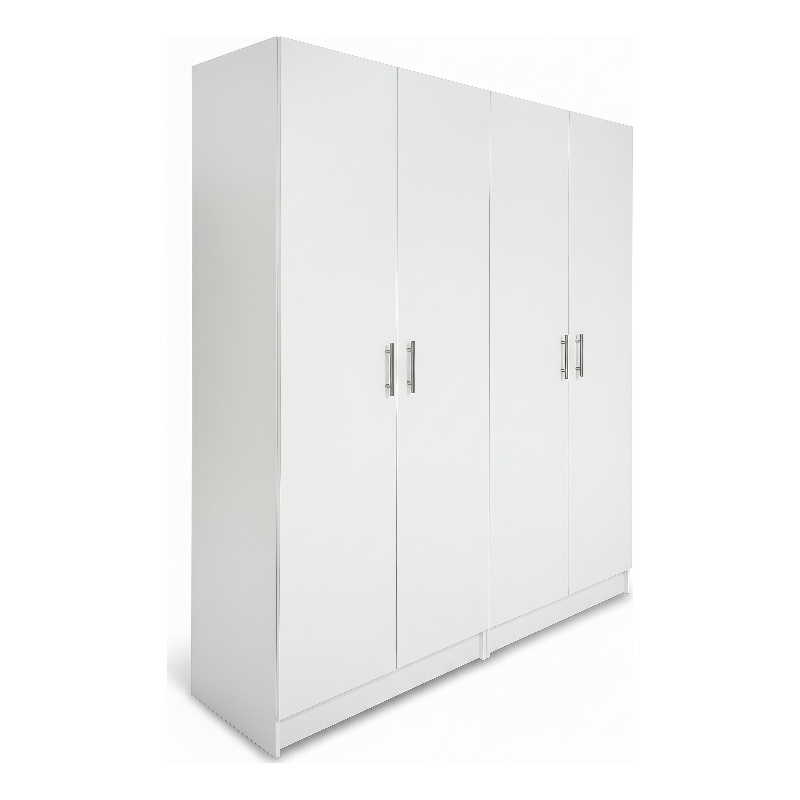 Klair Living Modex Multi-Purpose Utility Storage Cabinet (2-Piece Set) in White
