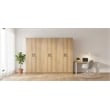Klair Living Modex Multi-Purpose Utility Storage Cabinet (3-Piece Set) in Oak