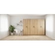 Klair Living Modex Multi-Purpose Utility Storage Cabinet (3-Piece Set) in Oak