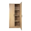 Klair Living Modex Multi-Purpose Utility Storage Cabinet (5-Piece Set) in Oak