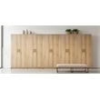 Klair Living Modex Multi-Purpose Utility Storage Cabinet (5-Piece Set) in Oak