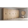 Klair Living Modex Multi-Purpose Utility Storage Cabinet (5-Piece Set) in Oak