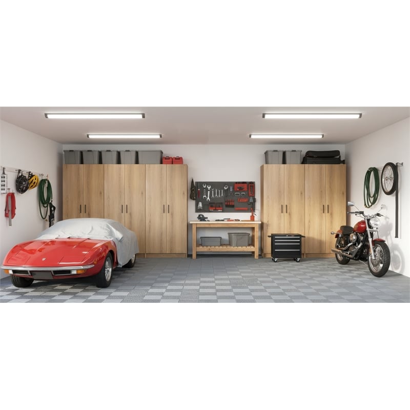 Klair Living Modex Multi-Purpose Utility Storage Cabinet (5-Piece Set) in Oak