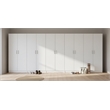 Klair Living Modex Multi-Purpose Utility Storage Cabinet (5-Piece Set) in White
