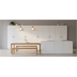 Klair Living Modex Multi-Purpose Utility Storage Cabinet (5-Piece Set) in White