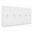 Klair Living Modex Multi-Purpose Utility Storage Cabinet (5-Piece Set) in White