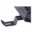 Urbanpro Modern Metal Gaming Desk with Built-in Outlets in Black