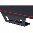 Urbanpro Modern Metal Gaming Desk with Built-in Outlets in Black