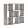 Urbanpro Coastal Nine Cube Engineered Wood Organizer in White Wash