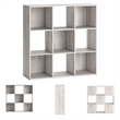 Urbanpro Coastal Nine Cube Engineered Wood Organizer in White Wash