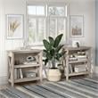 Urbanpro Small 2 Bookshelf Bookcase in Washed Gray - Engineered Wood