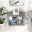 Urbanpro Small 2 Shelf Bookcase in Cape Cod Gray - Engineered Wood