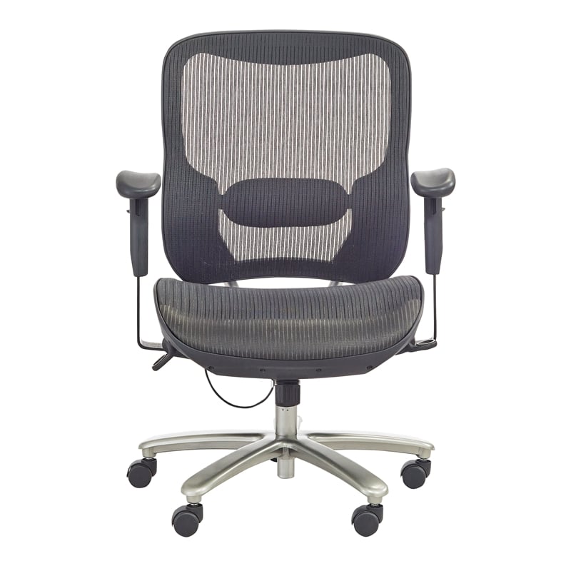 UrbanPro Mesh Black Task Chair Big & Tall Adjustable